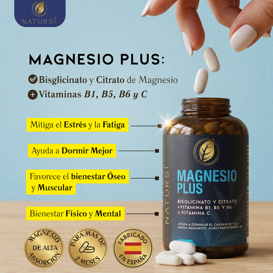 MAGNESIO PLUS PACK 2 UNIDADES