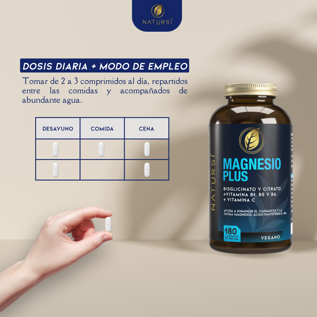 MAGNESIO PLUS PACK 6 UNIDADES