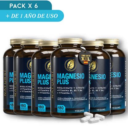 MAGNESIO PLUS PACK 6 UNIDADES