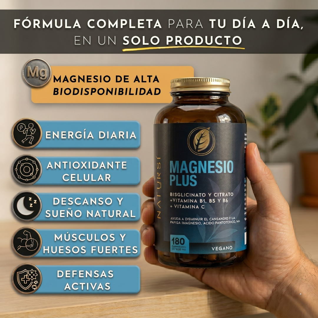 MAGNESIO PLUS PACK 6 UNIDADES