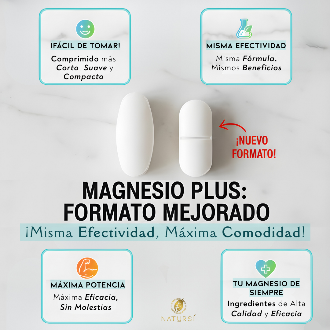 MAGNESIO PLUS PACK 6 UNIDADES