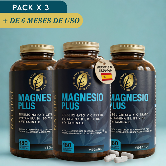 MAGNESIO PLUS PACK 3 UNIDADES