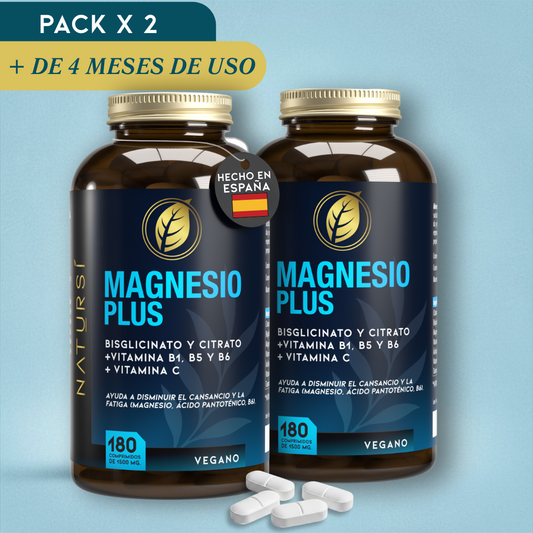 MAGNESIO PLUS PACK 2 UNIDADES